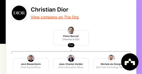 christian dior paris organizational chart|christian dior couture organization chart.